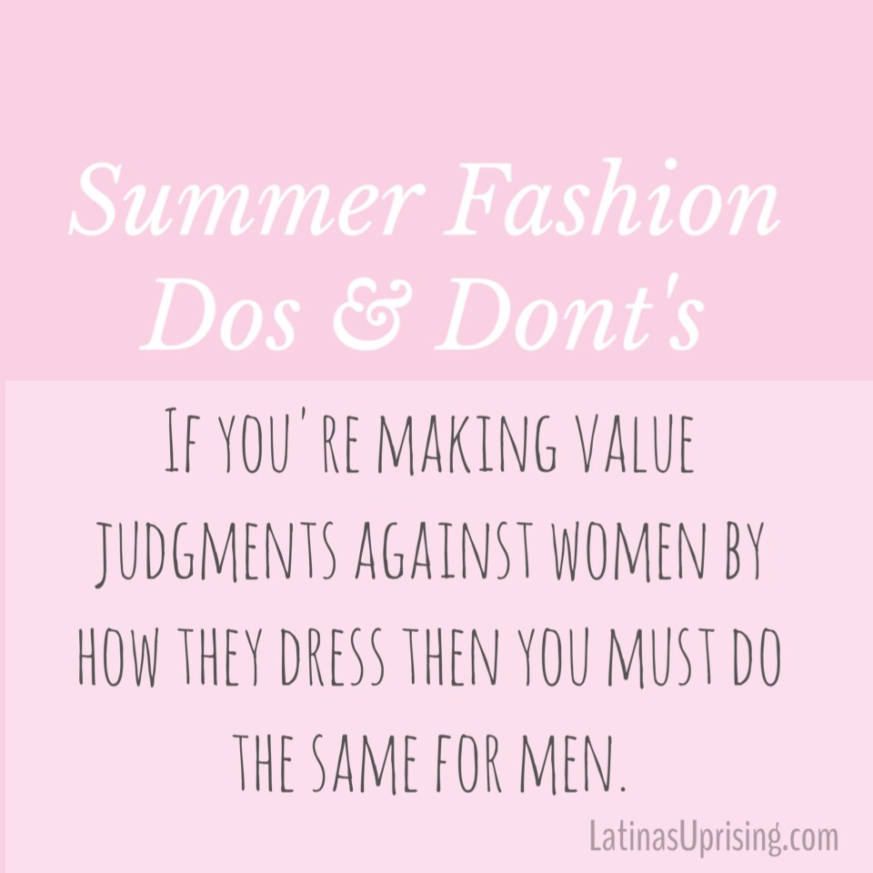 Summer Fashion Dos and Dont’s for Male Attorneys – Latinas Uprising